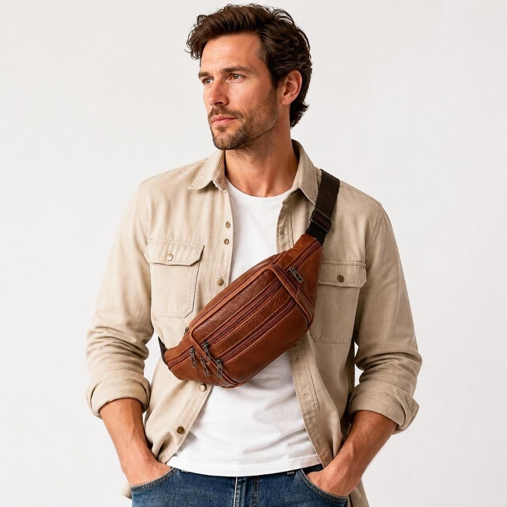 Luxury Bags Leather - Marsupio in pelle di lusso con