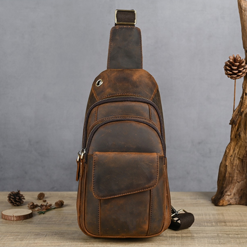 Luxury Bags Leather - Borsa da Petto Multifunzione di Lusso
