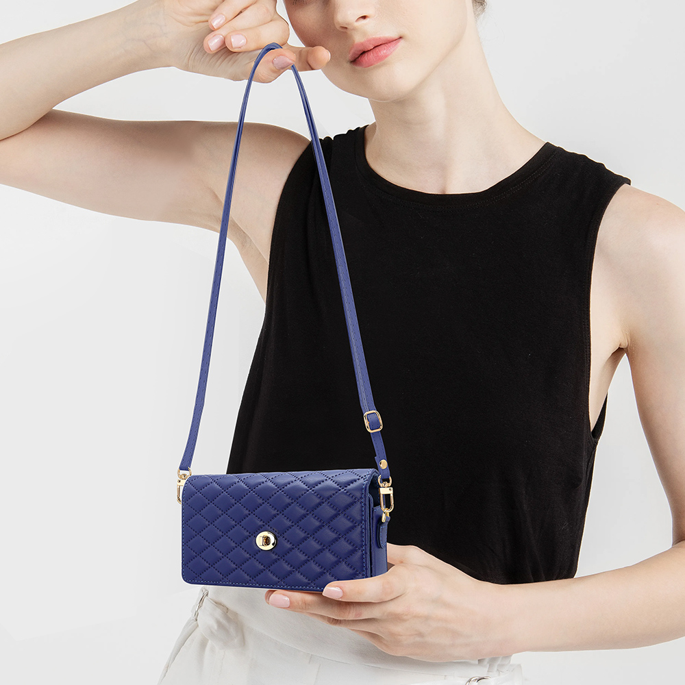 Luxury Bags Leather - Borsa a portafoglio per cellulare con
